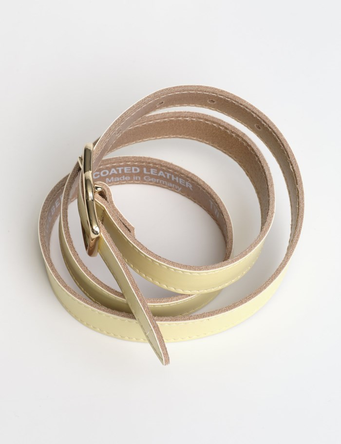 Gerry Weber Genuine leather belt Belte Gul | INMS5938