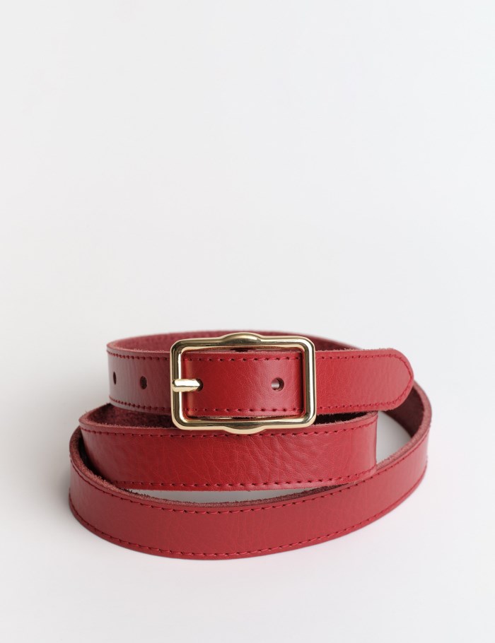 Gerry Weber Genuine leather belt Belte Rød | PTRN8121