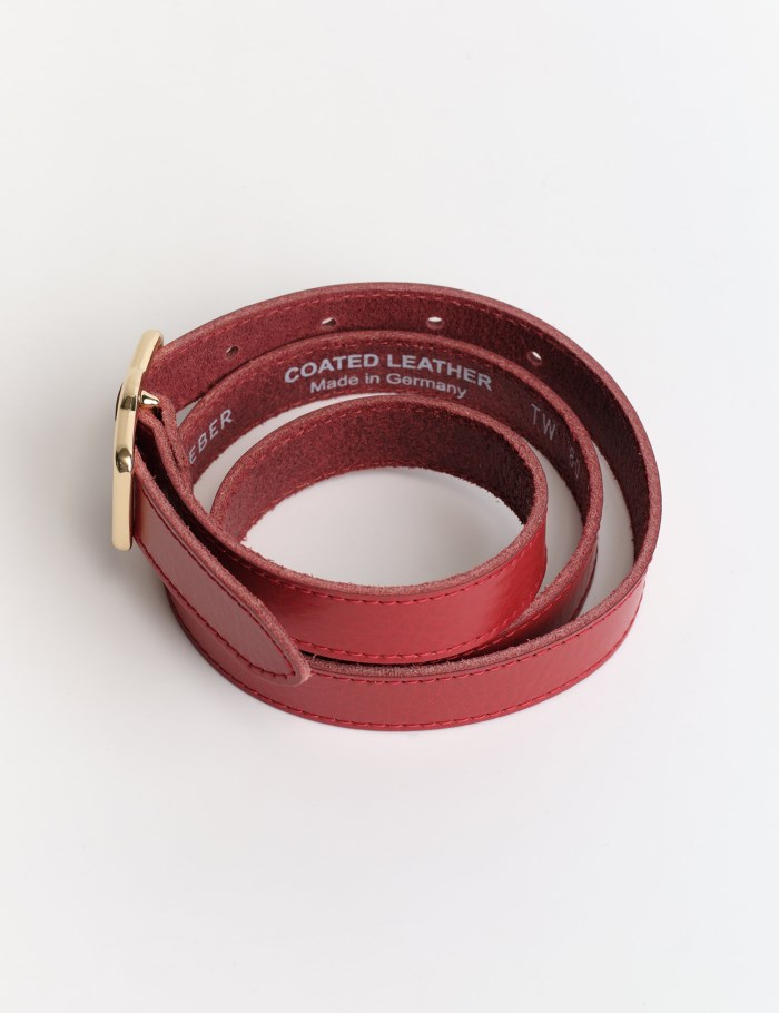 Gerry Weber Genuine leather belt Belte Rød | PTRN8121