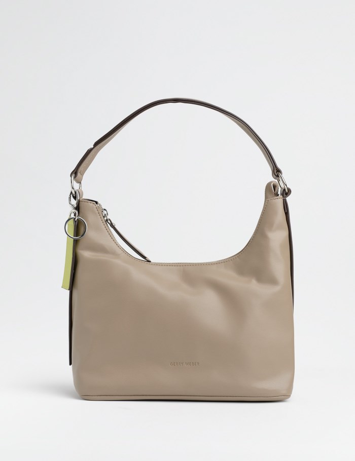 Gerry Weber Hobo bag with an adjustable shoulder strap Vesker Beige | QNOU7418