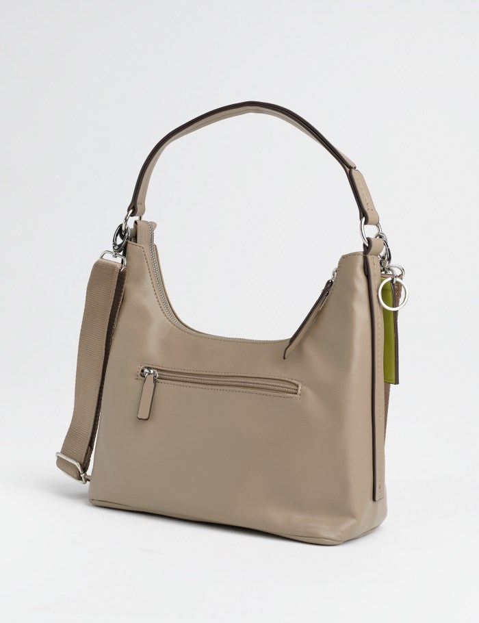 Gerry Weber Hobo bag with an adjustable shoulder strap Vesker Beige | QNOU7418