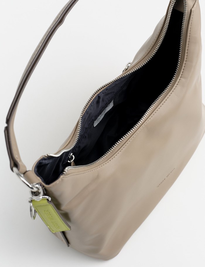 Gerry Weber Hobo bag with an adjustable shoulder strap Vesker Beige | QNOU7418