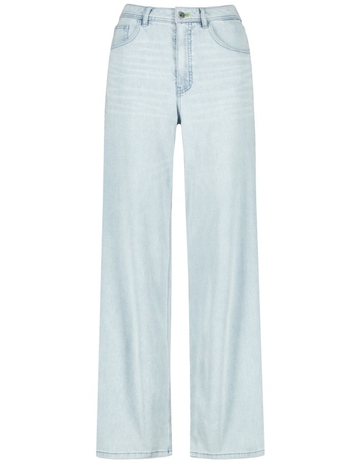 TAIFU Jeans with a wide leg Bukser Blå | RKSS2263