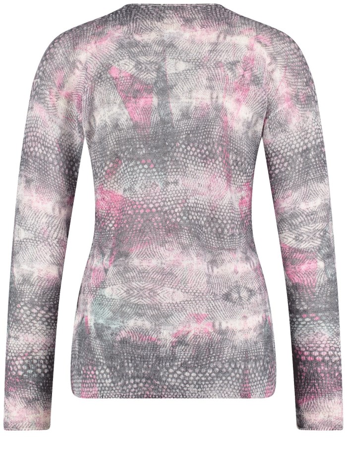 Gerry Weber Jumper with an all-over pattern Strikkevarer Multicolor | DUOD4231