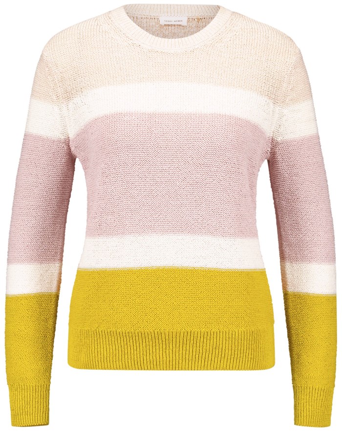 Gerry Weber Jumper with colour blocking Strikkevarer Multicolor | QRQV3069