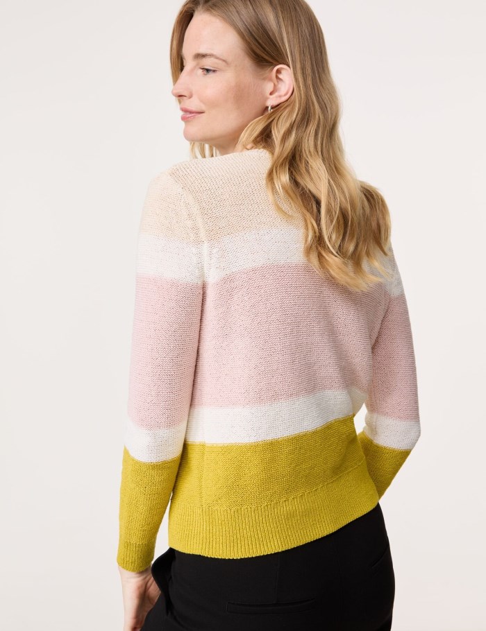 Gerry Weber Jumper with colour blocking Strikkevarer Multicolor | QRQV3069