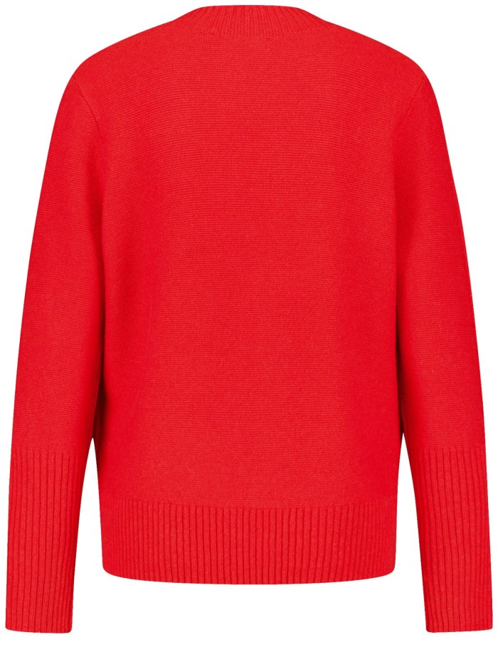 Gerry Weber Knitted jumper with wool Strikkevarer Rød | PNTO6239