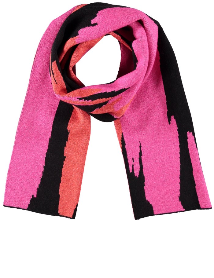 SAMOON Knitted scarf Skjerf Rosa | RXQV9879