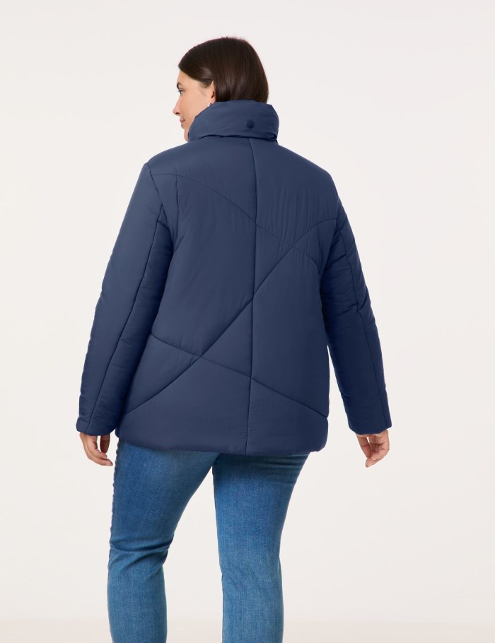 SAMOON Lightly padded quilted jacket Jakker Blå | QQWB5924