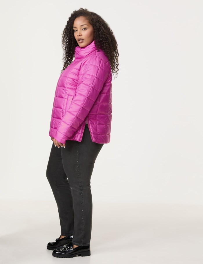 SAMOON Lightweight quilted jacket Jakker Rosa | CHWR1276