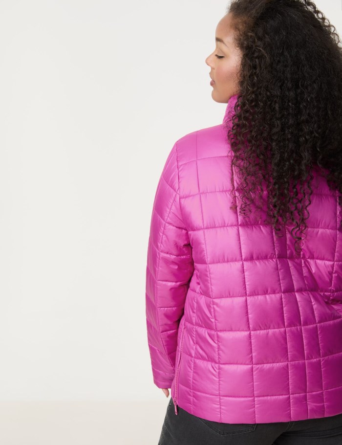 SAMOON Lightweight quilted jacket Jakker Rosa | CHWR1276