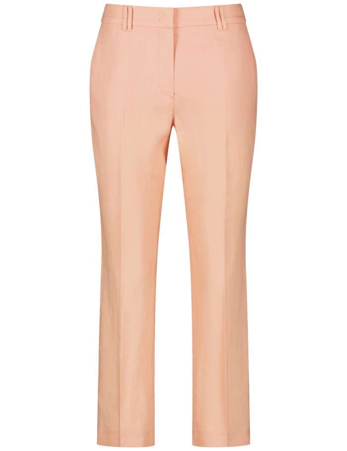 Gerry Weber Linen trousers KIR꞉STY CITYSTYLE Bukser Oransje | FMZS3732