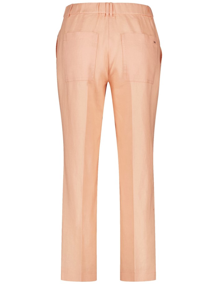 Gerry Weber Linen trousers KIR꞉STY CITYSTYLE Bukser Oransje | FMZS3732