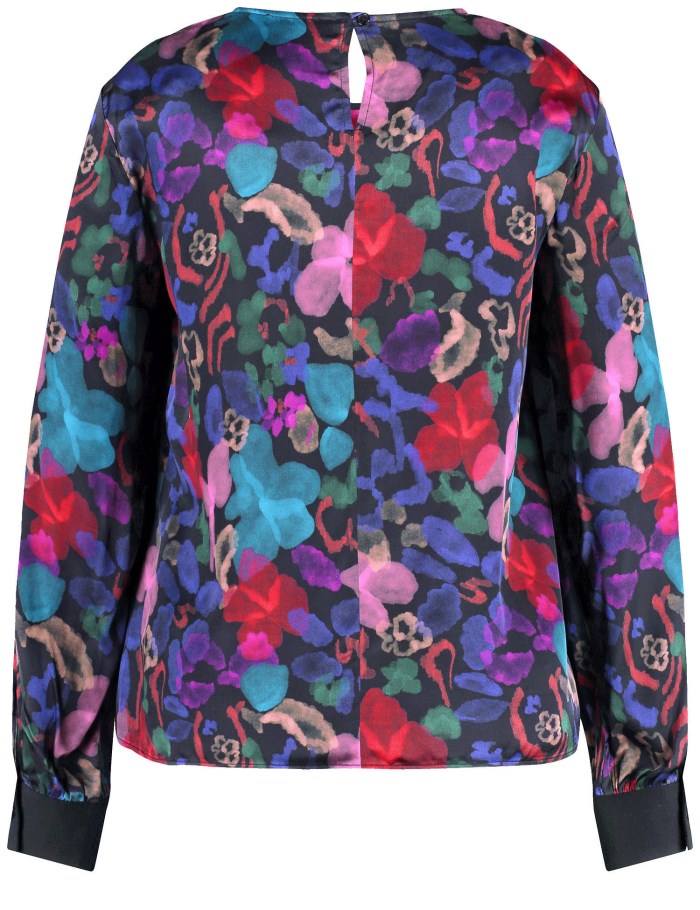 Gerry Weber Long sleeve blouse with a floral pattern Bluse Multicolor | SCEA6273