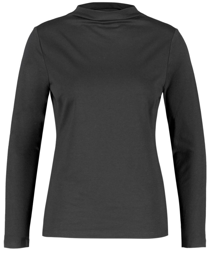 Gerry Weber Long sleeve turtleneck top T-skjorte Svarte | ISXN8370