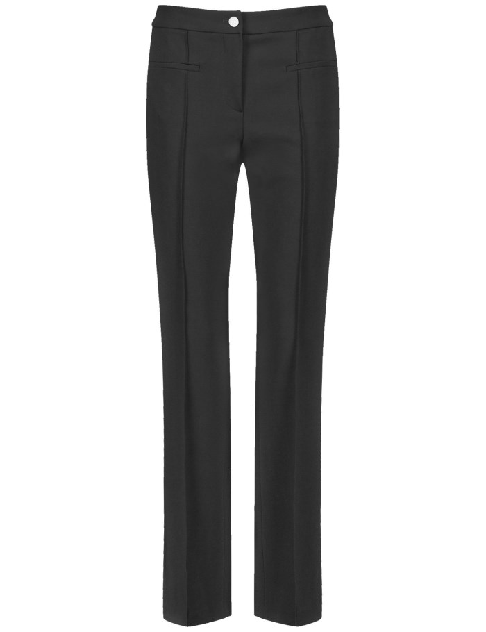 Gerry Weber MAR꞉LIE FLARED FIT cloth trousers Bukser Svarte | YFZV2126