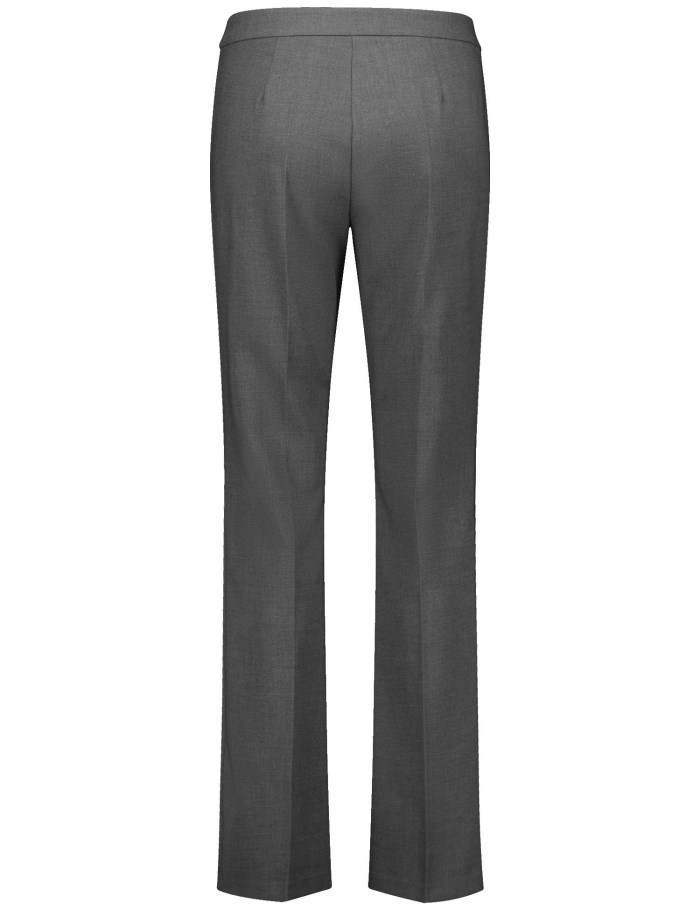 Gerry Weber MAR꞉LIE FLARED FIT cloth trousers Bukser Grå | ZQJJ3194