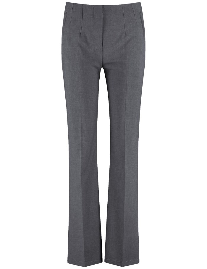 Gerry Weber MAR꞉LIE FLARED FIT stretch trousers Bukser Grå | FXRC5774