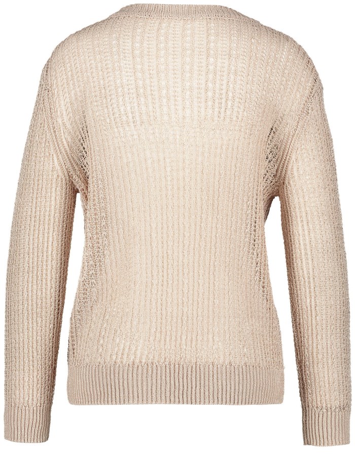 Gerry Weber Openwork jumper Strikkevarer Beige | NTYM6096