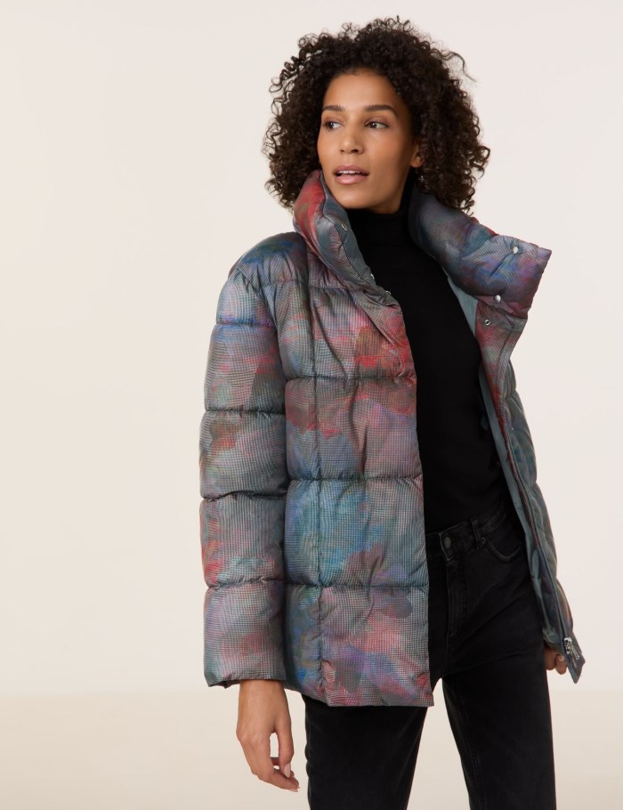 Gerry Weber Outdoor jacket with a concealed hood Jakker Multicolor | RMXF0676