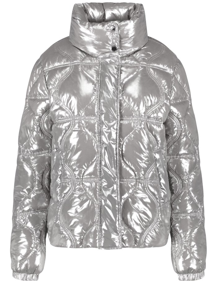 Gerry Weber Outdoor jacket with a metallic finish Jakker Sølv | GNST8370