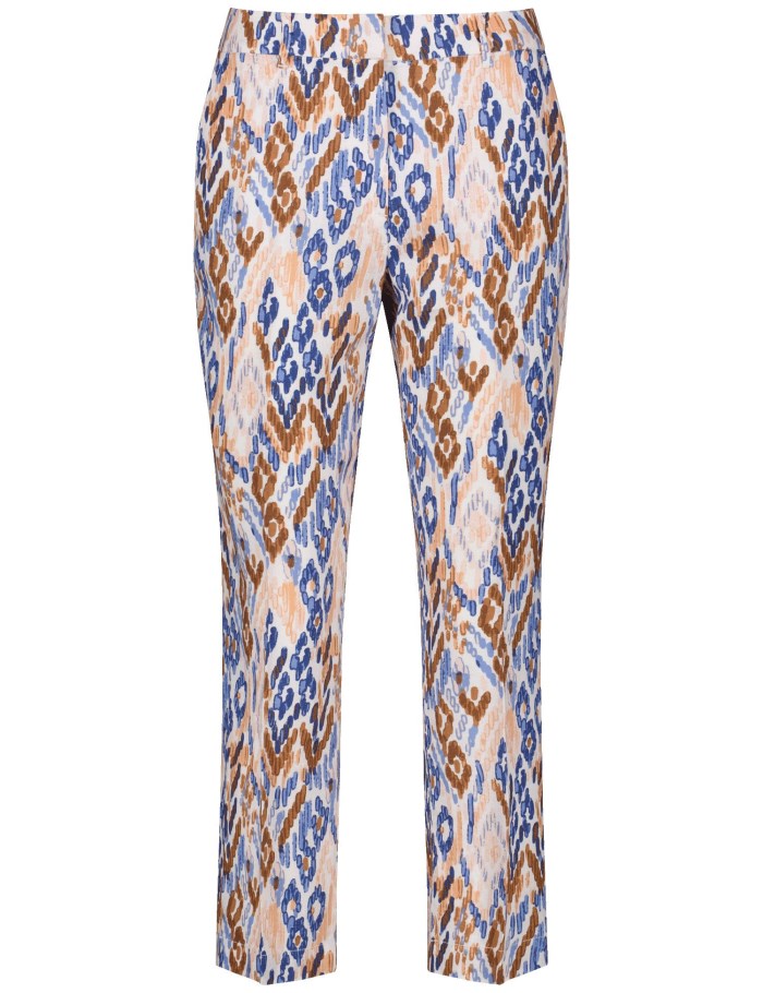 Gerry Weber Patterned 7/8-length trousers KIR꞉STY CITYSTYLE Bukser Multicolor | NKQZ7326