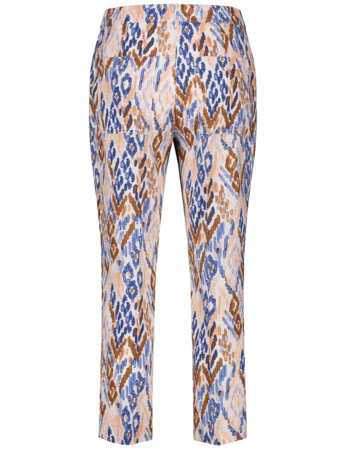 Gerry Weber Patterned 7/8-length trousers KIR꞉STY CITYSTYLE Bukser Multicolor | NKQZ7326