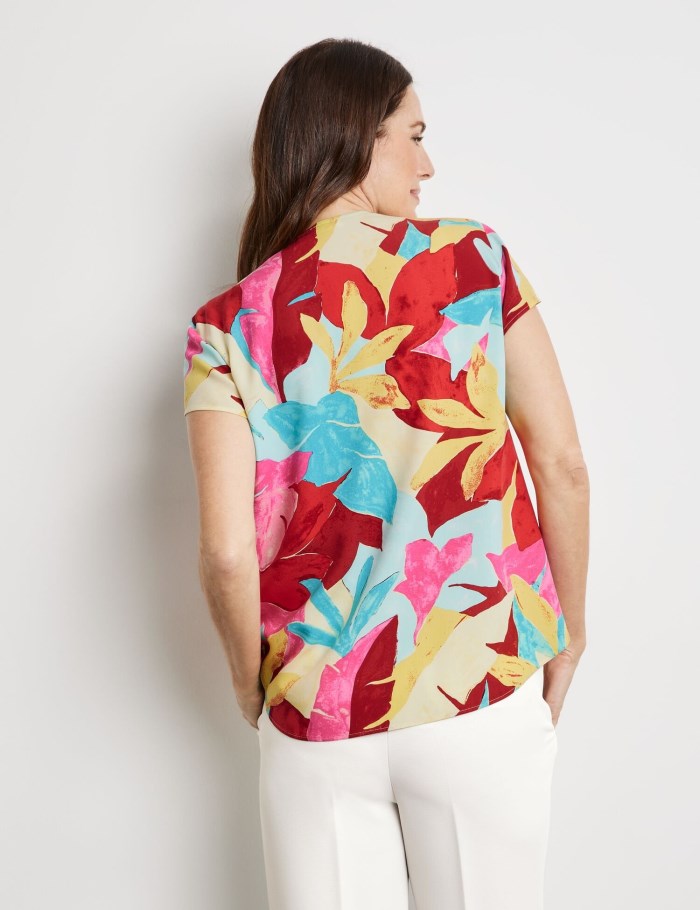 Gerry Weber Patterned blouse top Bluse Multicolor | CKES2065