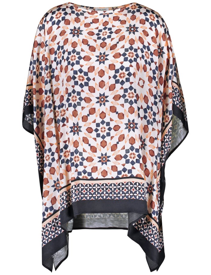 Gerry Weber Patterned jersey poncho T-skjorte Multicolor | RREM2364