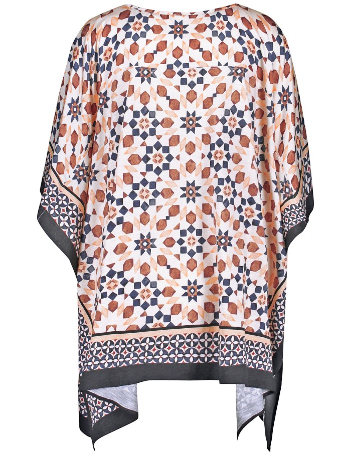 Gerry Weber Patterned jersey poncho T-skjorte Multicolor | RREM2364