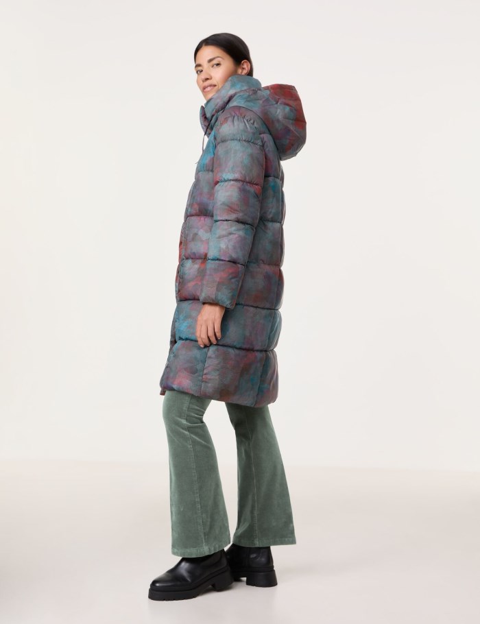 Gerry Weber Patterned quilted coat Jakker Multicolor | ATVE6504