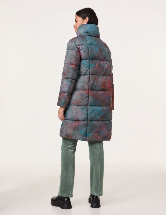 Gerry Weber Patterned quilted coat Jakker Multicolor | ATVE6504