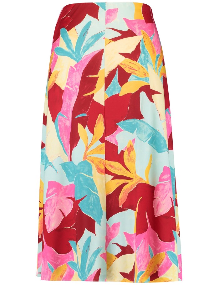 Gerry Weber Patterned skirt with a tie detail Skjørt Multicolor | ARKQ1469