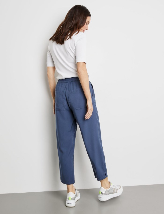 Gerry Weber Pull-on trousers KIA꞉RA RELAXED FIT Bukser Blå | VWTX8215