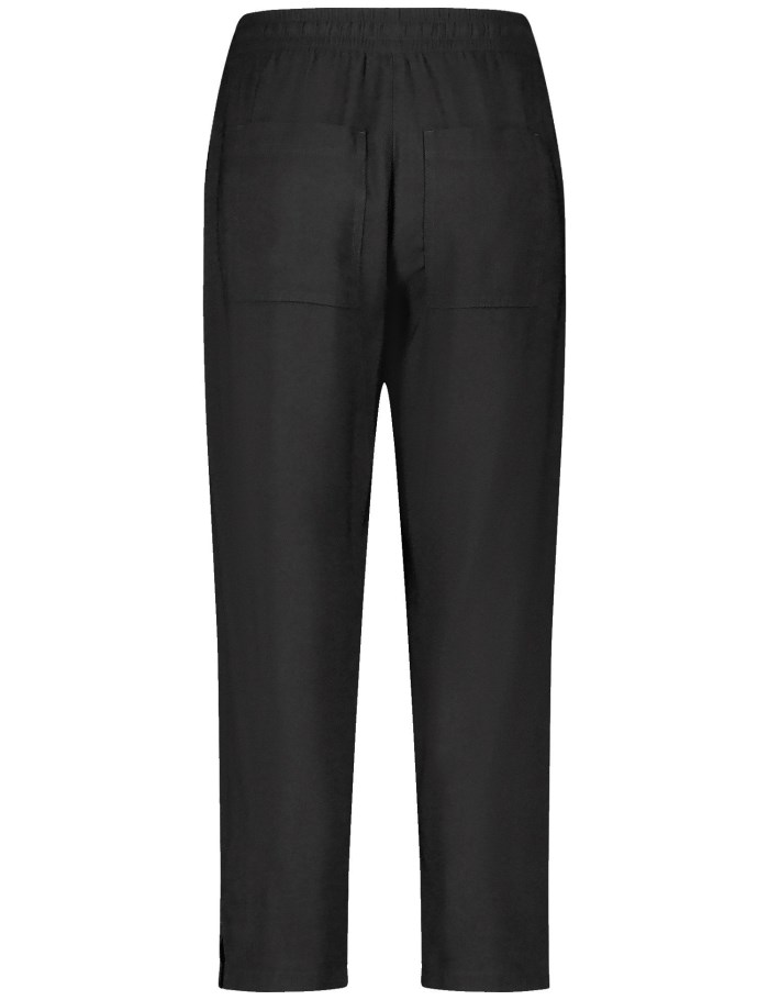 Gerry Weber Pull-on trousers KIA꞉RA RELAXED FIT Bukser Svarte | GAQD3919