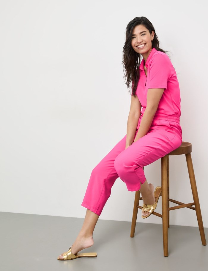 Gerry Weber Pull-on trousers KIA꞉RA RELAXED FIT Bukser Rosa | KEOK7890