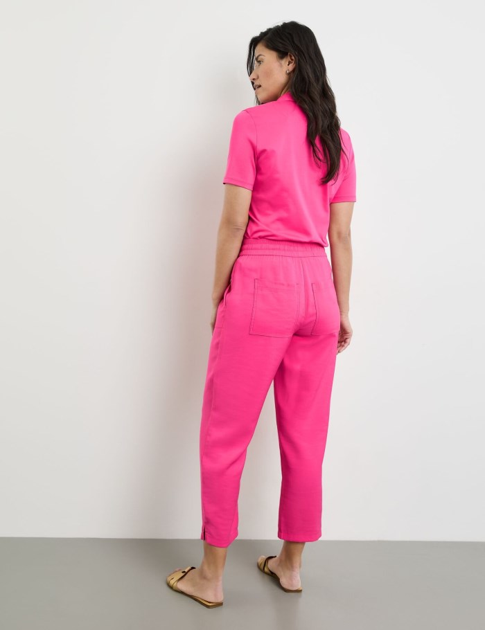 Gerry Weber Pull-on trousers KIA꞉RA RELAXED FIT Bukser Rosa | KEOK7890