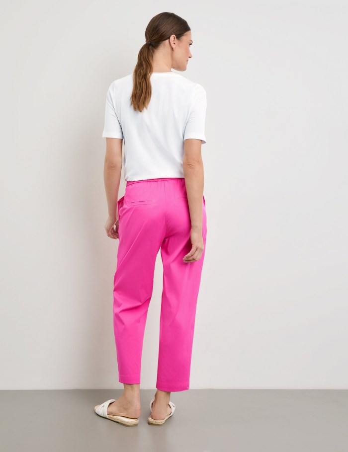 Gerry Weber Pull-on trousers KIA꞉RA RELAXED FIT Bukser Rosa | ZRXF9568