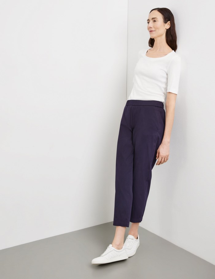 Gerry Weber Pull-on trousers KIA꞉RA RELAXED FIT Bukser Blå | DUWA8970