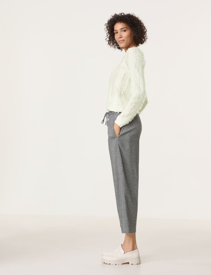 Gerry Weber Pull-on trousers KIA꞉RA RELAXED FIT Bukser Grå | OYUU4054