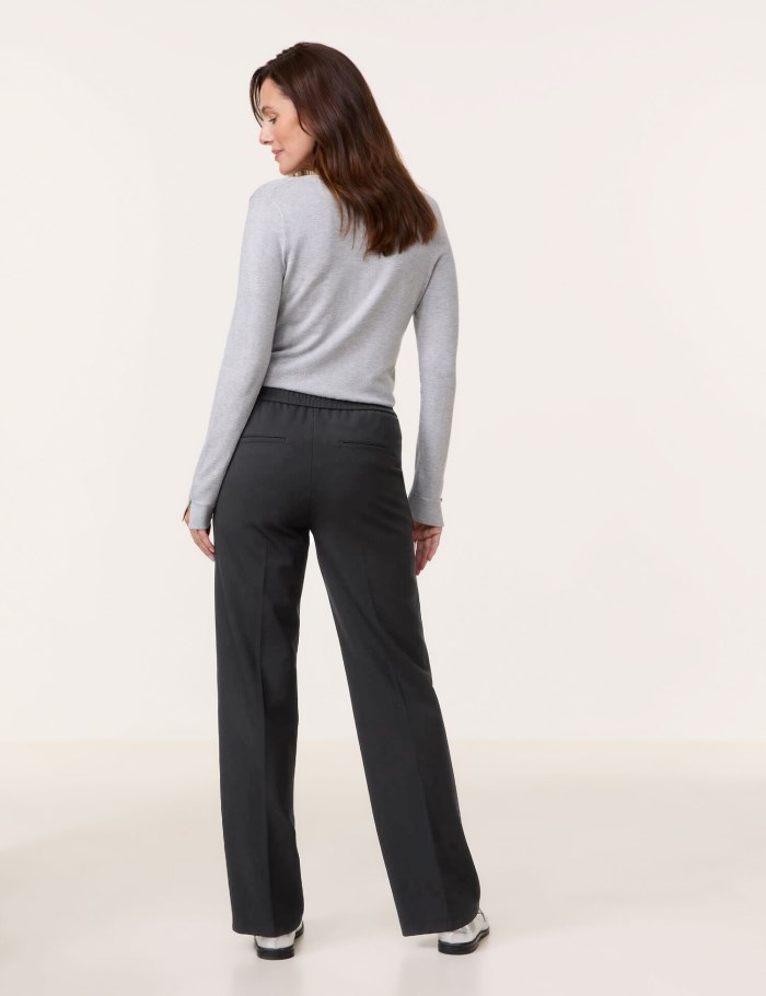 Gerry Weber Pull-on trousers MIR꞉JA WIDE LEG Bukser Svarte | YJHZ5539