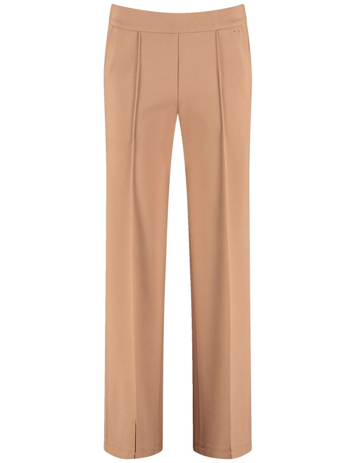 Gerry Weber Pull-on trousers MIR꞉JA WIDE LEG Bukser Brune | EDQB2559