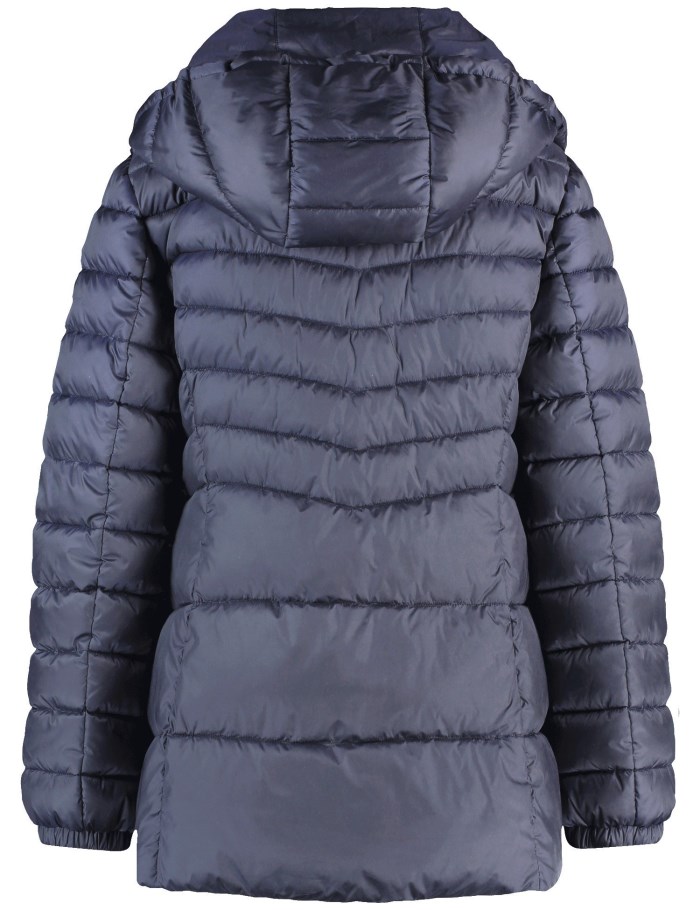 Gerry Weber Quilted jacket with a detachable hood Jakker Blå | LRIZ2110