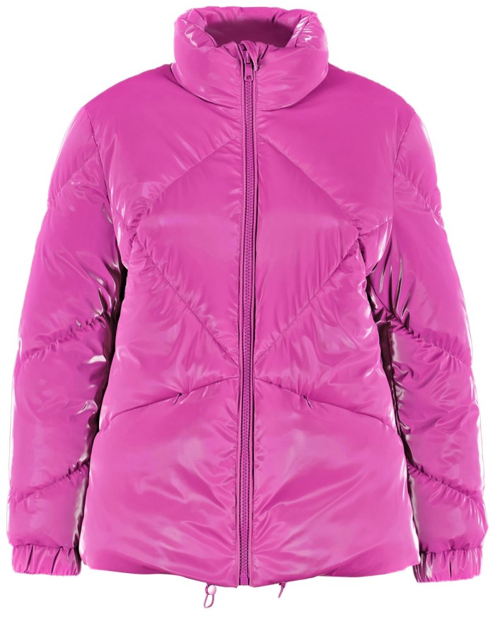 SAMOON Quilted jacket with a shiny finish Jakker Rosa | KZGF3793