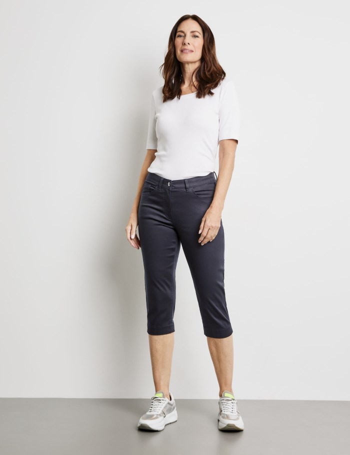 Gerry Weber SOL꞉INE BEST4ME Capris Bukser Blå | VSNJ9418