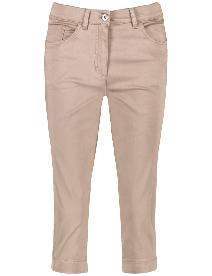 Gerry Weber SOL꞉INE BEST4ME Capris Bukser Beige | FSHD5429