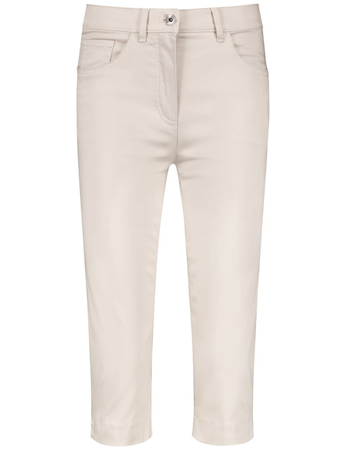 Gerry Weber SOL꞉INE BEST4ME Capris Bukser Beige | LDLO4854