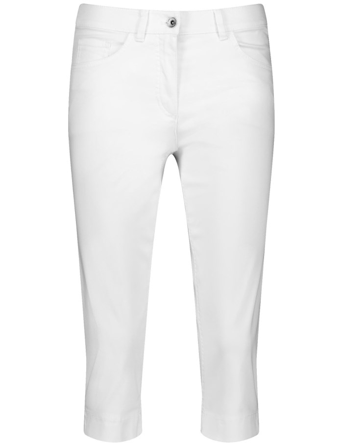 Gerry Weber SOL꞉INE BEST4ME Capris Bukser Hvite | GYBF0662