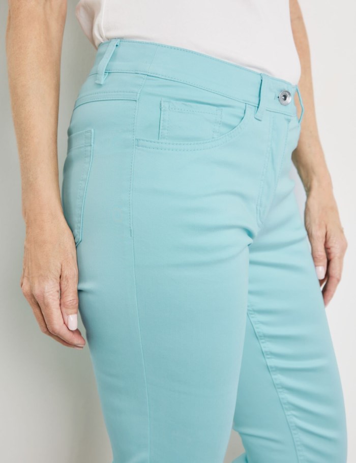 Gerry Weber SOL꞉INE BEST4ME Capris Bukser Blå | EXVT7067