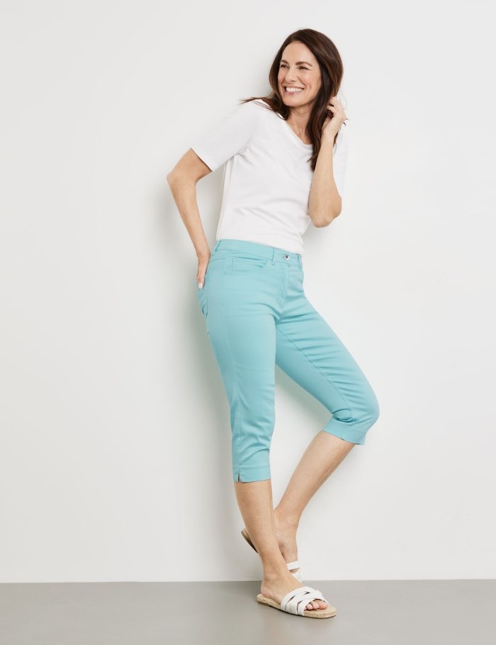 Gerry Weber SOL꞉INE BEST4ME Capris Bukser Blå | EXVT7067